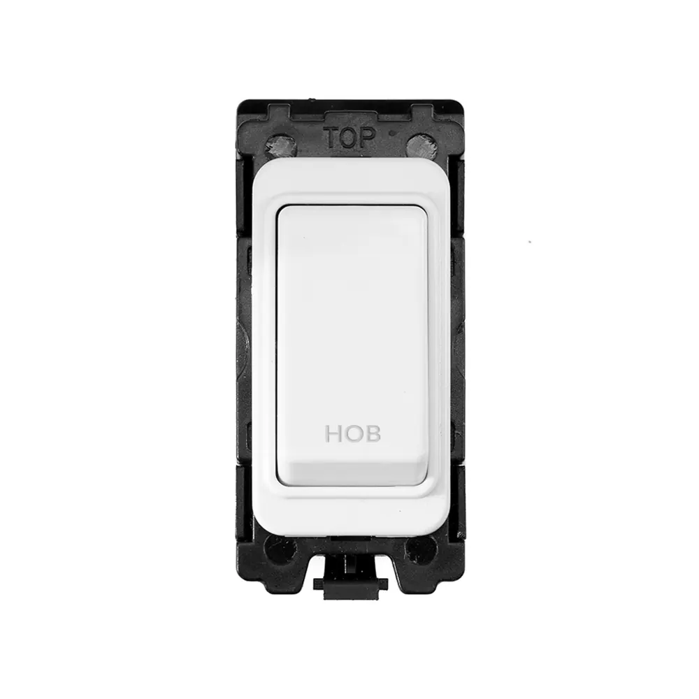 20A Double Pole 'Hob' RM-Grid Switch - Noble